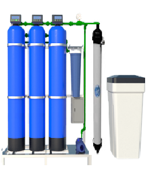 Bộ lọc tổng Kangaroo 5 cấp KG1054LT-5 van tự động 1000l/h siêu lọc